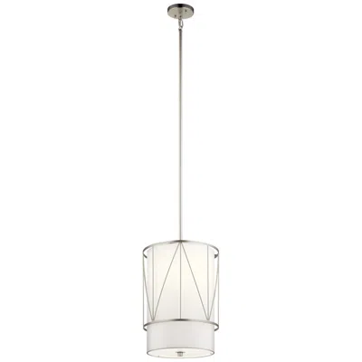 Kichler Birkleigh 12" Wide Satin Nickel Steel Mini Pendant