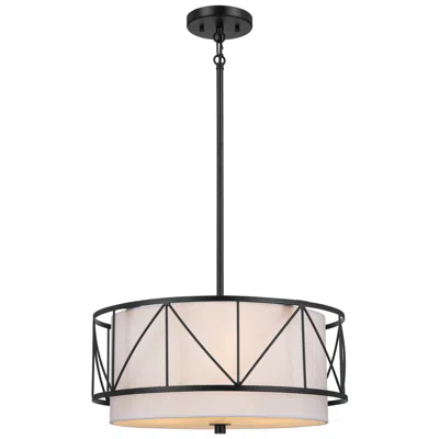 Kichler Birkleigh 18 1/4" Wide Black Ceiling Light
