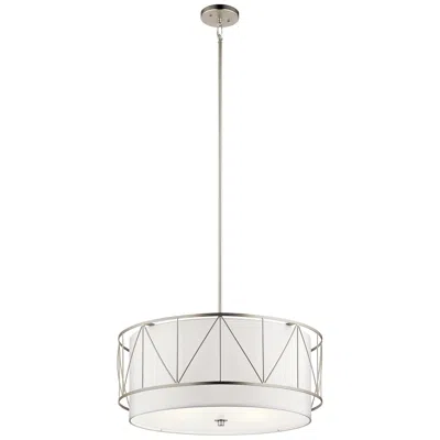Kichler Birkleigh Satin Nickel 4lt Pendant
