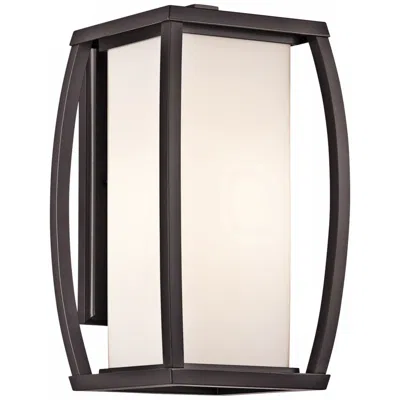 Kichler Bowen 15 3/4" High Bronze Outdoor Wall Light