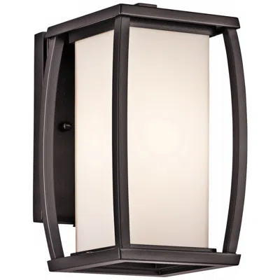 Kichler Bowen 9 1/2" High Bronze Outdoor Wall Light