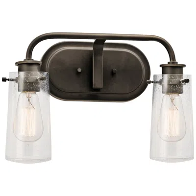 Kichler Braelyn 15" Wide Olde Bronze 2-light Bath Light