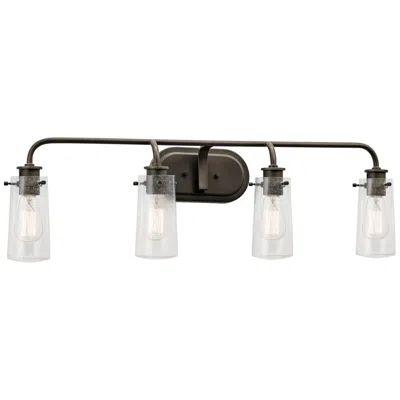 Kichler Braelyn 34 1/4" Wide Olde Bronze 4-light Bath Light