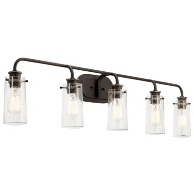 Kichler Braelyn 44" Wide Olde Bronze 5-light Bath Light