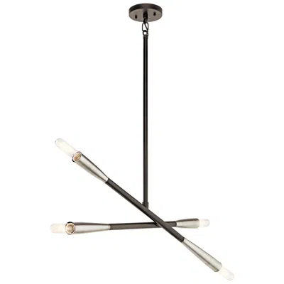 Kichler Branches 33 1/2" Wide Black 4-light Chandelier