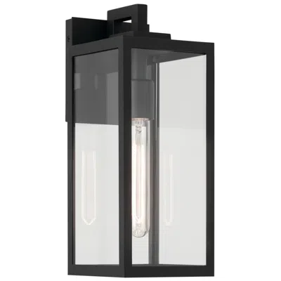 Kichler Branner 14" High Textured Black Outdoor Wall Light