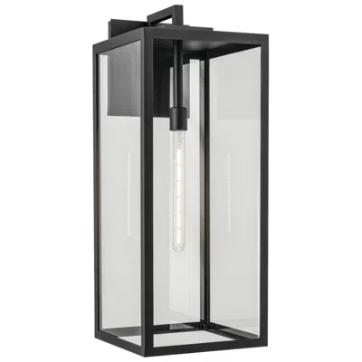 Kichler Branner 30" High Textured Black Outdoor Wall Light