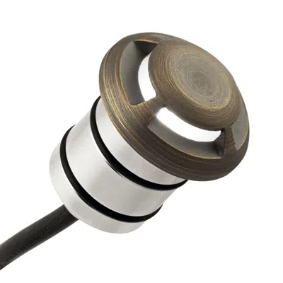 Kichler Brass Steel Led 4-way In-ground Landscape Light Kit