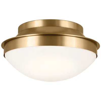 Kichler Bretta 13 1/2"w Brushed Natural Brass Ceiling Light