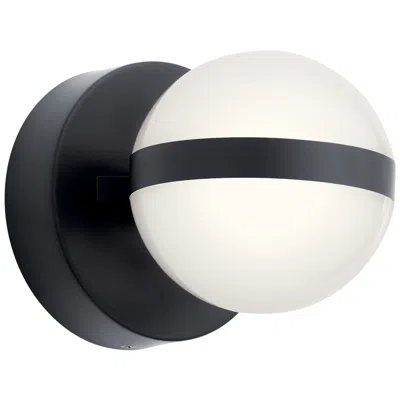 Kichler Brettin 5 1/4" High Matte Black Led Wall Sconce