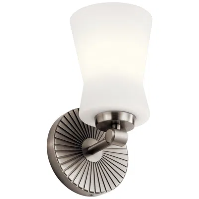 Kichler Brianne 9 1/2" High Classic Pewter Wall Sconce