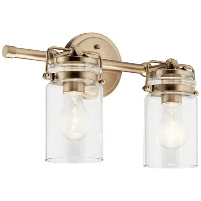 Kichler Brinley 10 1/4" High Champagne Bronze 2-light Sconce