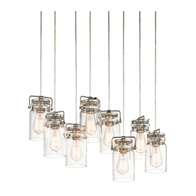 Kichler Brinley 25 1/2" Wide Brushed Nickel Mini Pendant