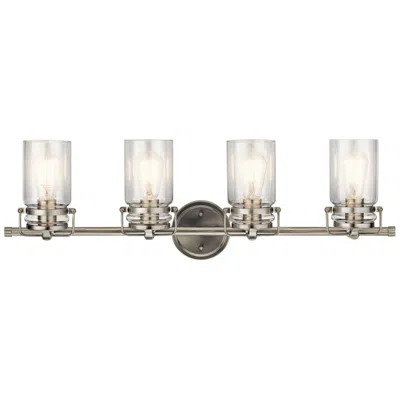 Kichler Brinley 32 1/4"w Brushed Nickel 4-light Bath Light