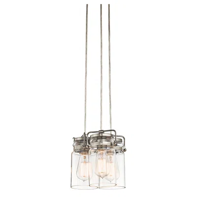 Kichler Brinley 8 1/2" Wide Brushed Nickel Mini Pendant