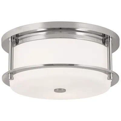 Kichler Brit 12" Wide Polished Nickel Ceiling Light