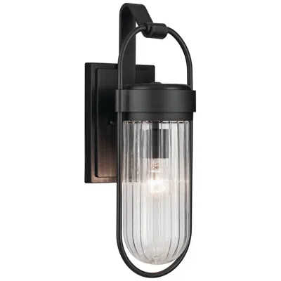 Kichler Brix 19 1/4" High Textured Black Outdoor Wall Light