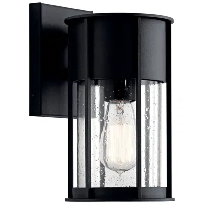 Kichler Camillo 11" High Textured Black Outdoor Wall Light