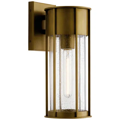 Kichler Camillo 14 3/4"h Natural Brass Outdoor Wall Light