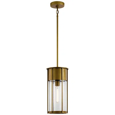 Kichler Camillo 17 1/2"h Natural Brass Outdoor Hanging Light
