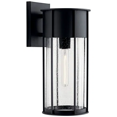 Kichler Camillo 18" High Textured Black Outdoor Wall Light
