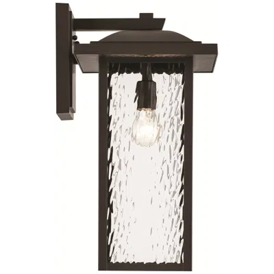 Kichler Capanna 1-light 20-in H Bronze Hardwired Outdoor Wall Light