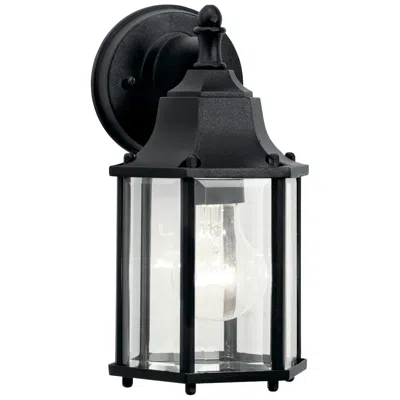 Kichler Chesapeake 10 1/4" High Black Outdoor Lantern Wall Light