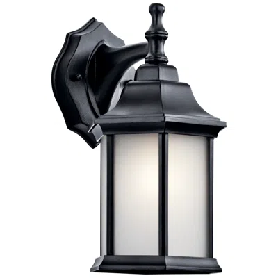 Kichler Chesapeake 12" Black Lantern Traditional Outdoor Wall Light