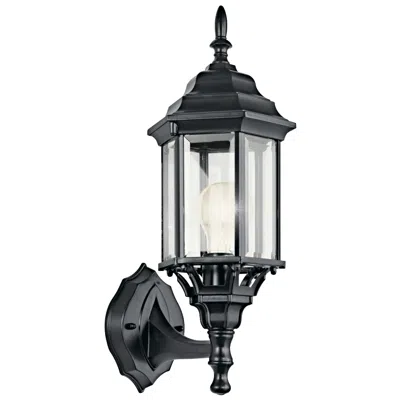Kichler Chesapeake 17" High Black Traditional Outdoor Wall Light
