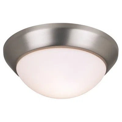Kichler Classic Brushed Nickel 10" Wide Flushmount Light