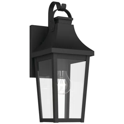 Kichler Cleary 16" 1-light Outdoor Wall Light Clear Glass Textured Black