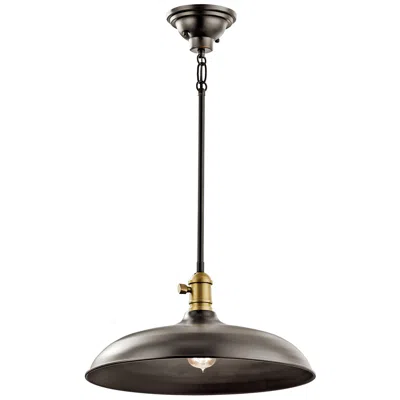 Kichler Cobson 16" Wide Olde Bronze Pendant Light In Black