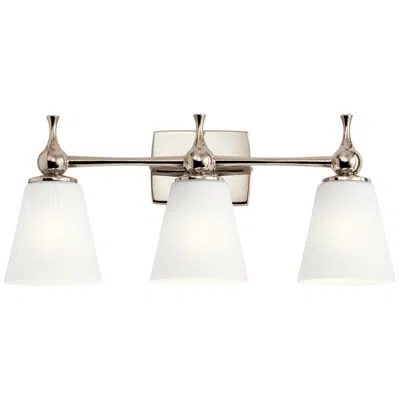 Kichler Cosabella 24"w 3-light Polished Nickel Bath Light