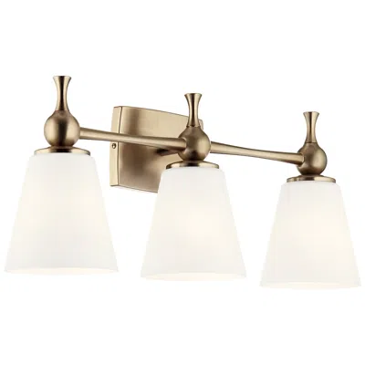 Kichler Cosabella 24"w Champagne Bronze 3-light Vanity Bath Light
