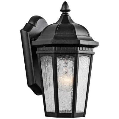 Kichler Courtyard 11" High Black Outdoor Wall Light