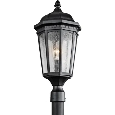 Kichler Courtyard 23 3/4" High Black Outdoor Post Light