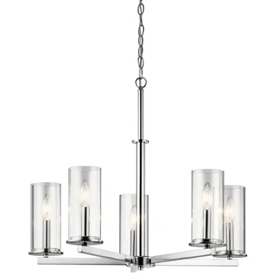 Kichler Crosby 26 1/4" Wide Dual-chrome 5-light Chandelier