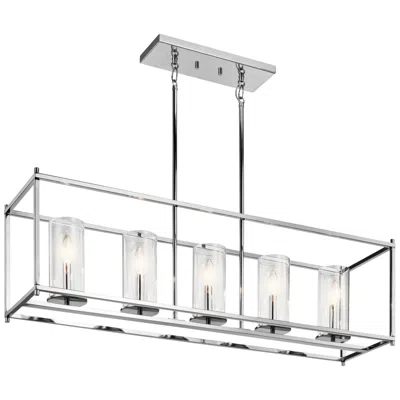 Kichler Crosby 41 1/4" Wide Chrome Kitchen Island Light Chandelier