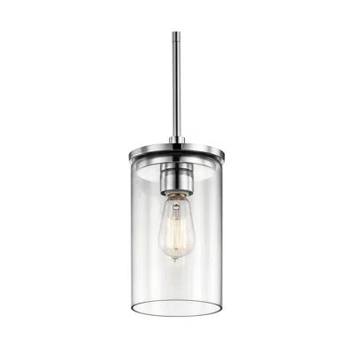 Kichler Crosby 6" Wide Dual-chrome 1-light Mini Pendant