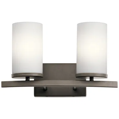 Kichler Crosby 8 3/4" High Olde Bronze 2-light Wall Sconce