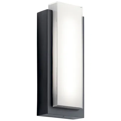 Kichler Dahlia Led 18.75-inch Black 1-light Outdoor Wall Light