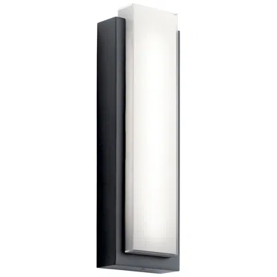 Kichler Dahlia Led 25.25-inch Black 1-light Outdoor Wall Light