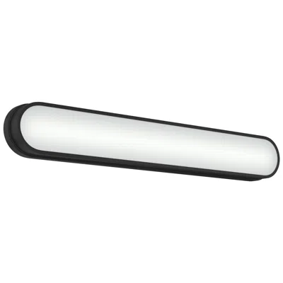 Kichler Daines 32.75" Led Bath Bar With White Glass In Black