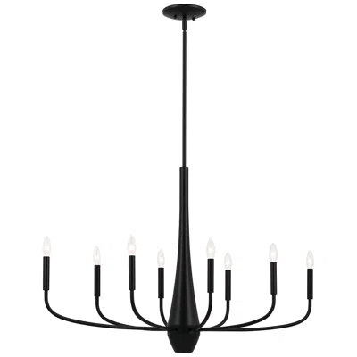 Kichler Deela 41" Wide Black 8-light Chandelier