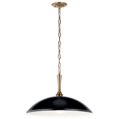 Kichler Delarosa 20 1/4"w Black And Champagne Bronze Pendant Light