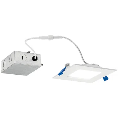 Kichler Direct To Ceiling Textured White 4in Slim Downlight 2700k