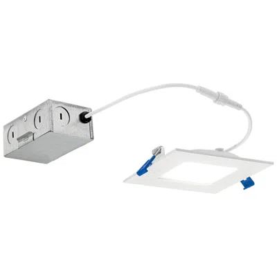 Kichler Direct To Ceiling Textured White 4in Slim Downlight 3000k