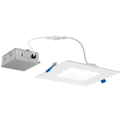 Kichler Direct To Ceiling Textured White 6in Slim Downlight 2700k
