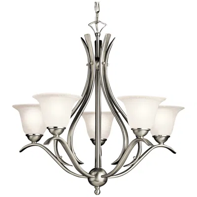 Kichler Dover 24" Wide Brushed Nickel 5-light Chandelier