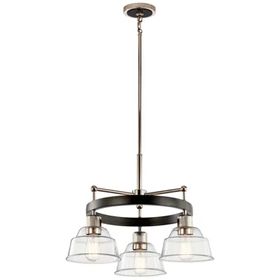 Kichler Eastmont 23"w Polished Nickel 3-light Chandelier